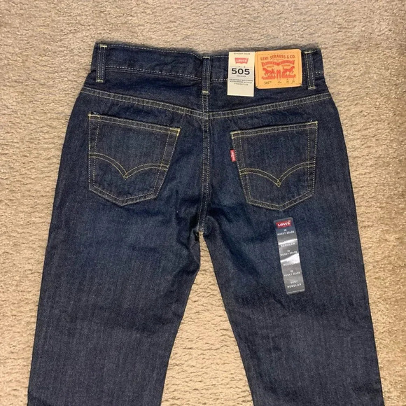 LEVI’S 505 Regular Midnight Adjustable Waistband Straight Leg‎ - Picture 5 of 7